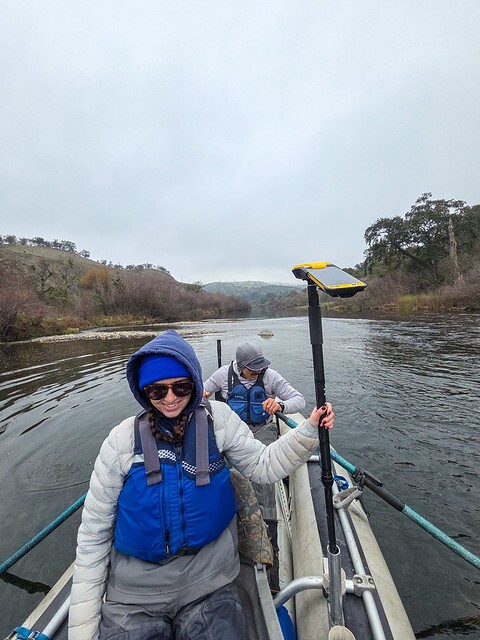 Looking for salmon redds
