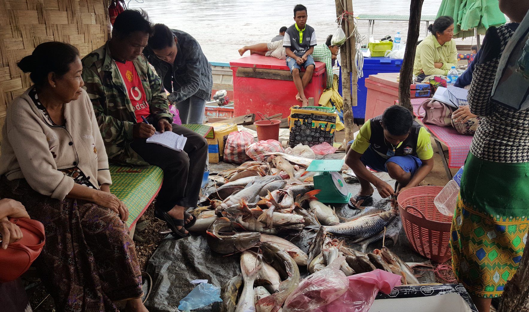 Nakasang fish landing site