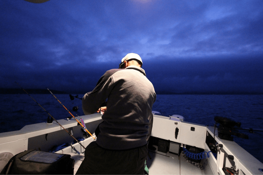 Early morning fishing