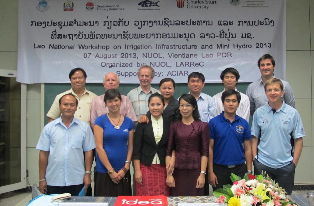 Some fish passage workshop attendees