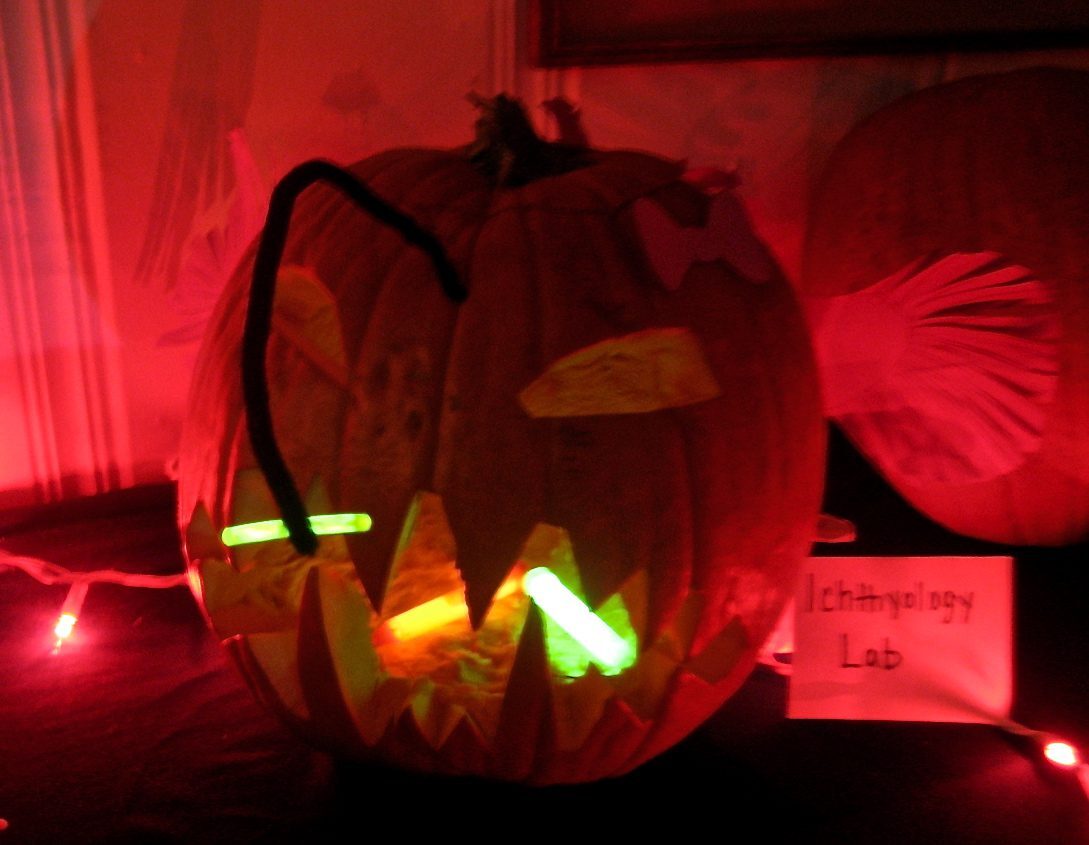 Anglerfish pumpkin