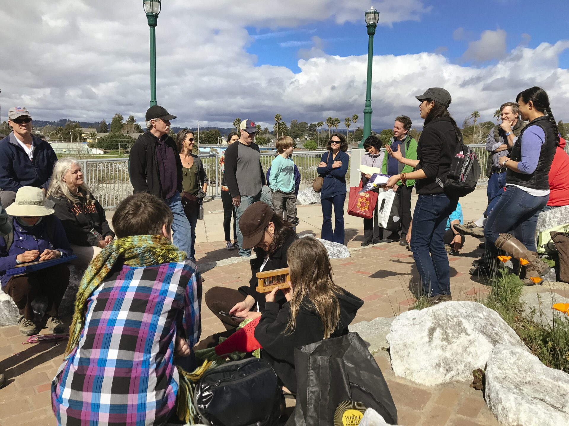 Leading a fish tour