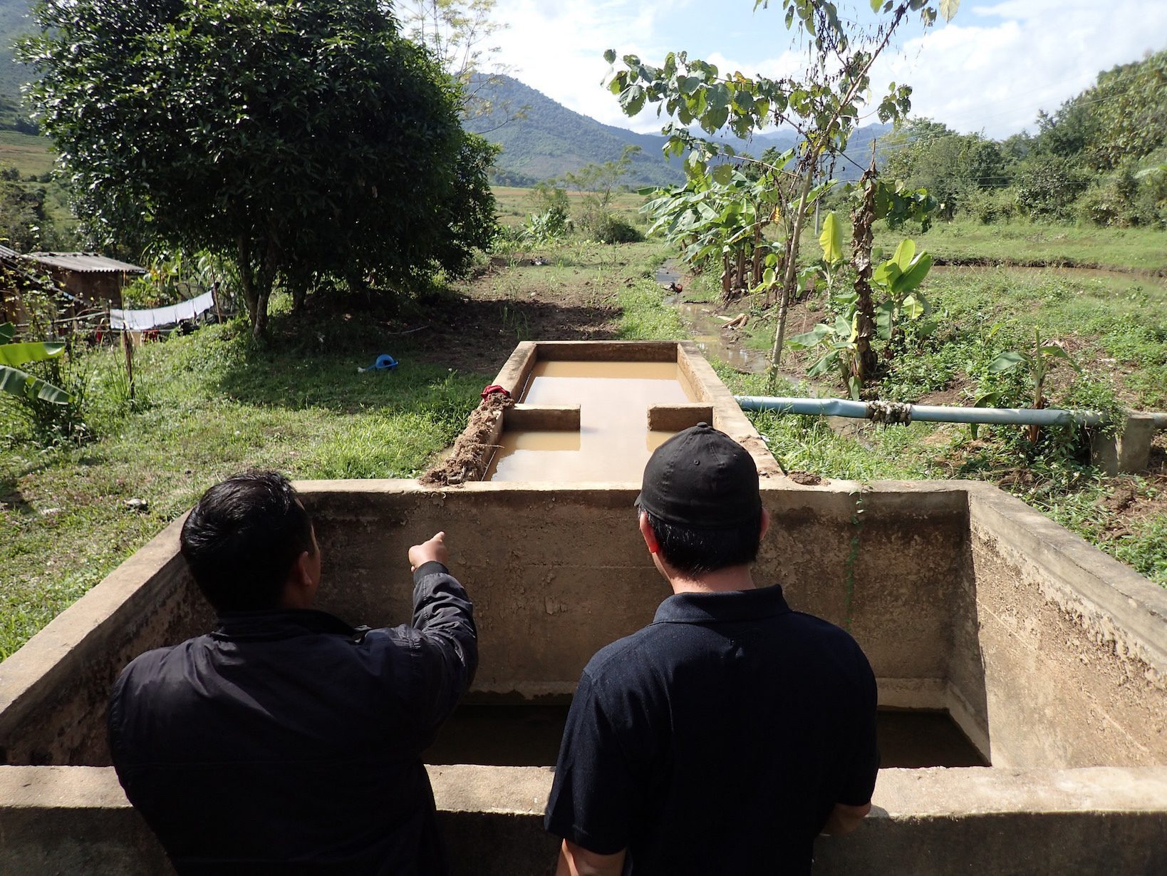 Lao fish breeding station