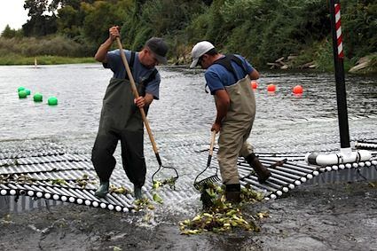 cleaning-weir