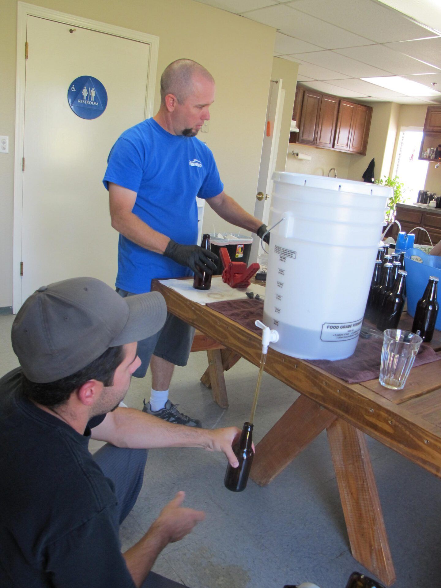 Bottling beer