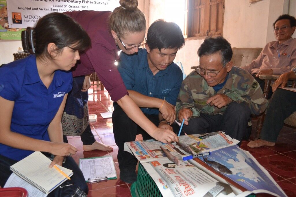 Fisheries data collection training