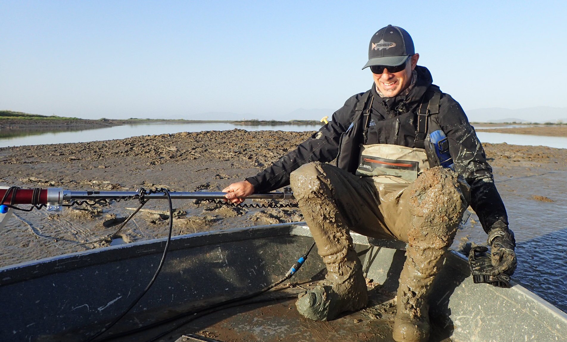 Muddy field work