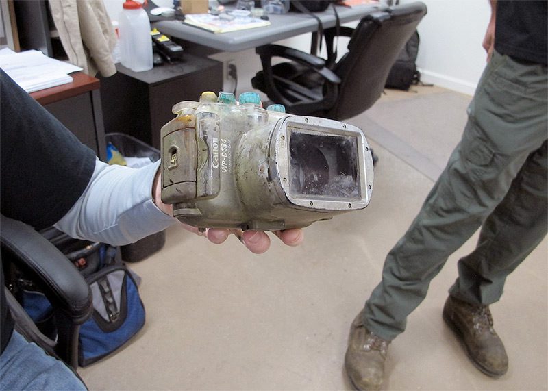 Lost camera recovered after one year