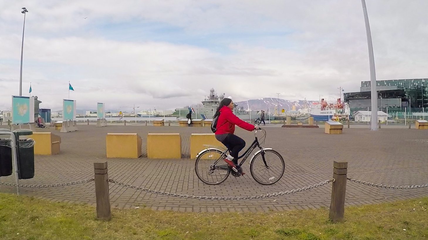 Person on bike