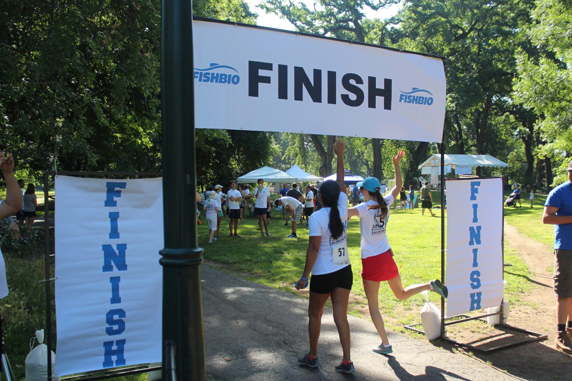 2015 Salmon Run Finish