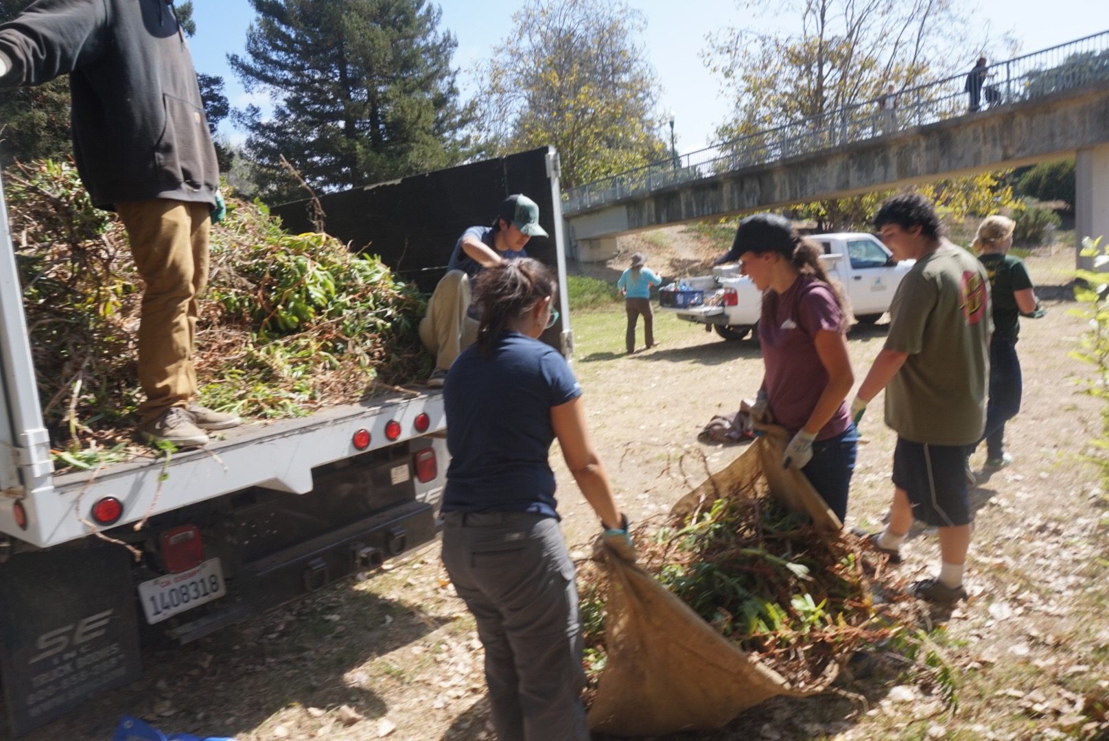 Loading onto the truck